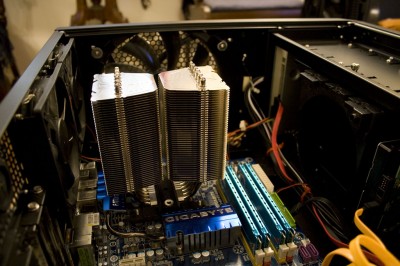 IMG_2030 The Prolimatech Megahalems installed on a Gigabyte GA-EP45-UD3R